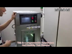Camera per test ambientali in acciaio inossidabile con stabilità della temperatura ± 0,5 ℃; ±2,5%UR