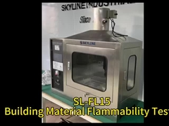 EN 11925-2 Tester di infiammabilità dei materiali da costruzione con controllo touch screen