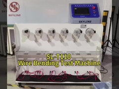 10 - 60/Min attrezzatura di prova di laboratorio macchina di prova automatica di piegatura del filo a presa