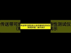 ISO 340 /AS1334.10 Camera di prova di combustione verticale e orizzontale con nastro trasportatore