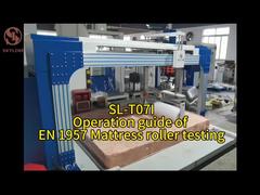Macchina per la prova del materasso EN 1957 con velocità di prova di 10 ̊20 volte/min e trazione di 500 mm