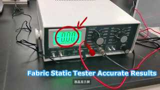 Tester statico per tessuti EN 1149 EN 1149-2 AATCC 76