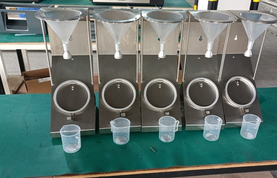 Tester di valutazione dello spruzzo dell'apparecchiatura di collaudo del tessuto dell'acciaio inossidabile ISO4920