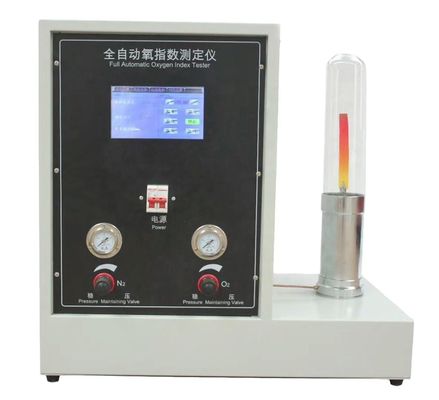comprare ASTM D 2863 Tipo touch screen Tester automatico di indice di ossigeno limitante per la macchina di prova di combustione di gomma e plastica fabbricazione online