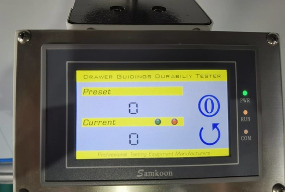 Guida dei cassetti e accessori Prova di durata macchina Tester mobili con tratto massimo di 400 mm