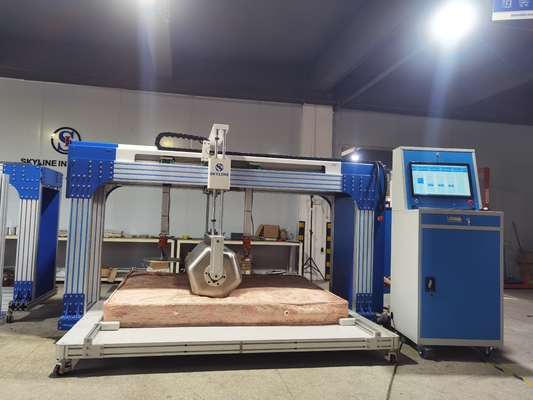 EN1957 PLC+ touch screen servomotore macchina di prova integrata per materassi