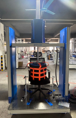 Test di caduta di sedie da ufficio macchina di prova di impatto di sedile di prova di resistenza all'impatto di sedile di plastica