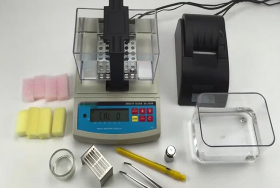 Materiale Densità apparente e Densità umida Test Machine Spuma Sponge Product Density Tester