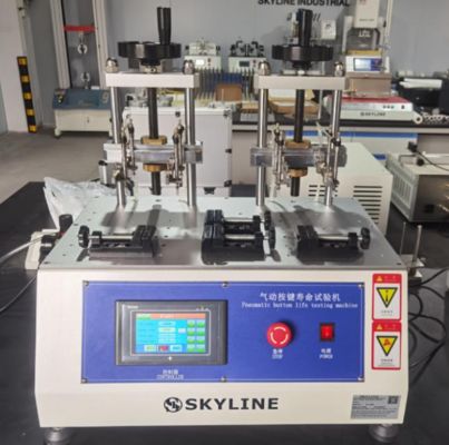 comprare 8 Stations Pneumatic Button Life Tester with Touch Screen Control for Key Durability Testing fabbricazione online