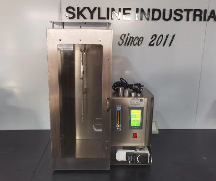 comprare Tester di combustione verticale per tessuti ignifughi, conforme a 16CFR1615/1616, con altezza fiamma 40±2mm e tempo di combustione 12s fabbricazione online