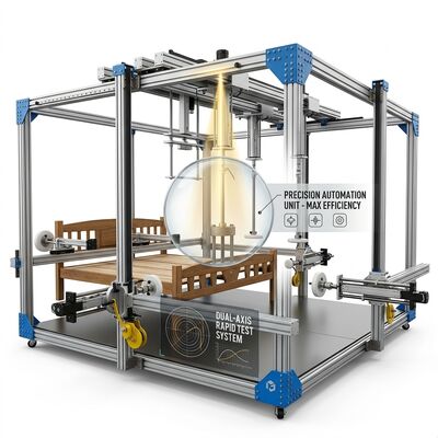 Acquistare Macchina di prova dei mobili conforme alla norma EN 1725 con controllo PLC e 6 serie di bombole d'aria fabbricazione online
