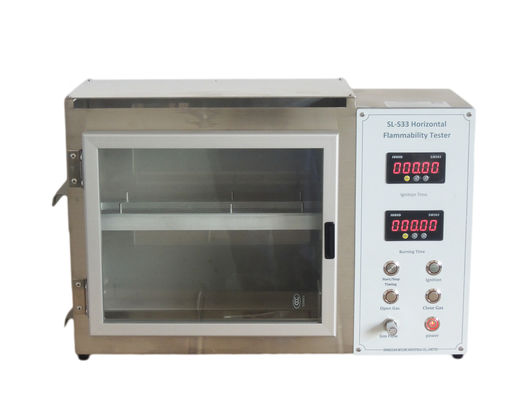 Tester di infiammabilità di orizzontale dell'apparecchiatura di collaudo di infiammabilità FMVSS 302