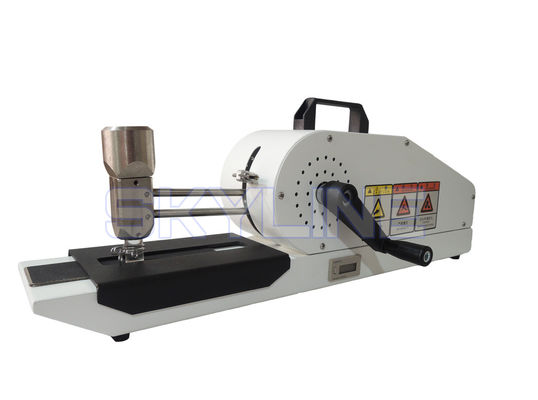 Solidità del colore CrockMeter manuale del tessuto dell'apparecchiatura di collaudo del tessuto per il metodo di prova 8 di AATCC