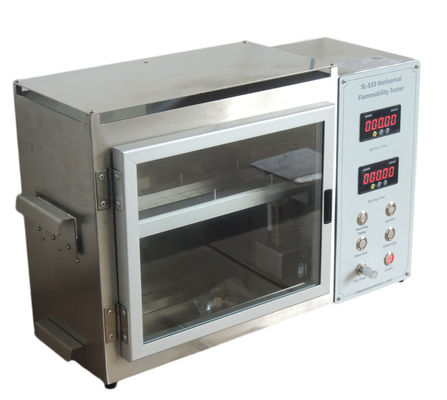 comprare Tester orizzontale di infiammabilità dell'ugello Dia9.5mm del fuoco, macchina di prova di infiammabilità di FMVSS 302 fabbricazione online