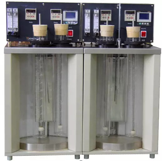 Tester caratteristico di schiumatura di schiumatura del tester di caratteristiche degli oli lubrificanti di ASTM D892 con il dispositivo di raffreddamento per le prove dell'olio