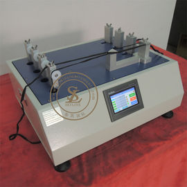 Tester di resistenza dello sfregamento di SATRA PM 154, tester di resistenza all'abrasione del laccetto di 4 gruppi di prova