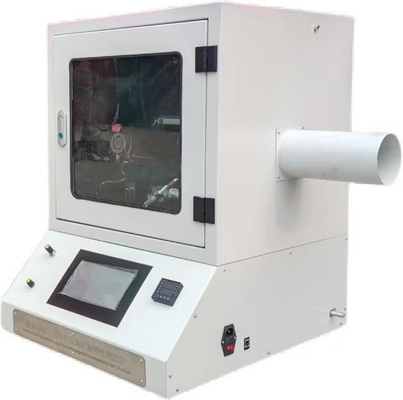 ISO 340 /AS1334.10 Cintura trasportatrice Camera di prova di combustione verticale tubo di ventilazione lungo 20 cm con diametro 10 cm