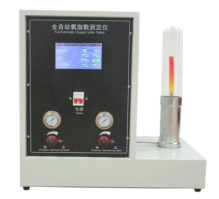 ASTM D 2863 Tipo touch screen Tester automatico di indice di ossigeno limitante per la macchina di prova di combustione di gomma e plastica