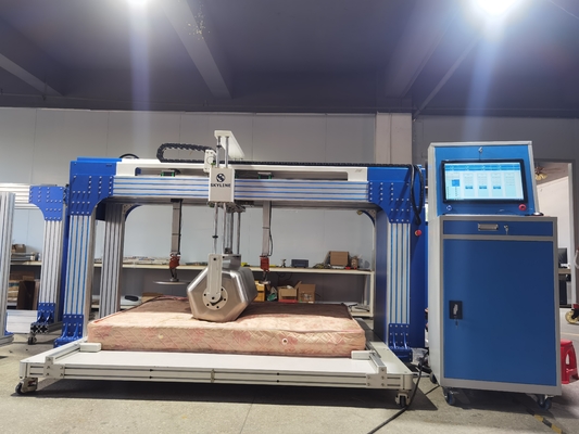 ASTM&EN Macchina di prova a rulli per materassi multifunzione Opzionale per il controllo PC o PLC