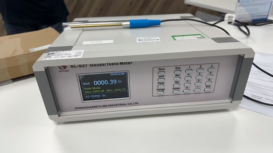 EN71-1 Campo di corrente continua Dc Gaussmeter Risoluzione 5 G Alta precisione