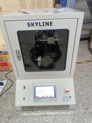 Buon prezzo ISO 340 AS1334.10 Tester verticale di combustione per nastri trasportatori con bruciatore Bunsen da 10,5 mm e rotazione regolabile da 0° a 45° per prove di infiammabilità in linea