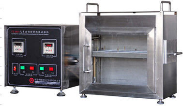 Tester di infiammabilità di orizzontale del diametro 9.5mm dell'ugello del fuoco dell'attrezzatura di prova di laboratorio di FMVSS 302