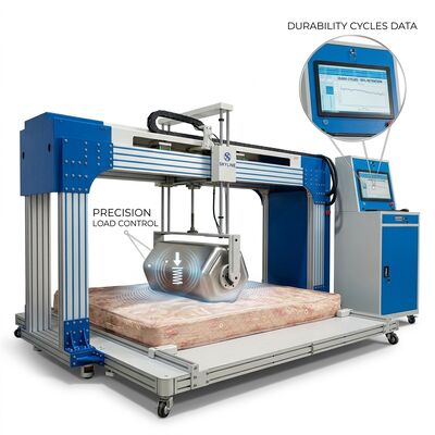 EN1957 PLC+ touch screen servomotore macchina di prova integrata per materassi