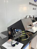 Prezzo buono SL-SF09 Tester di posizione dell'asse di polarizzazione Occhiali da sole Strumento di misurazione della deviazione dell'asse della lente polarizzata In linea