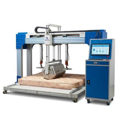 ASTM Hexagonal Roller Mattress Testing Machine con velocità di prova di 10 ‰ 20 volte/min e trazione di 500 mm