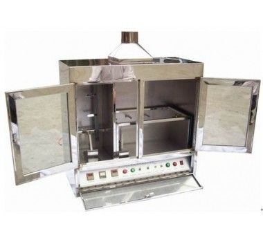 Buon prezzo Cavo dell'apparecchiatura di collaudo del fuoco e macchina bruciante orizzontale verticale della prova del cavo in linea