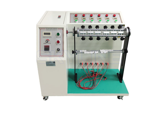 Angolo di curvatura 10 della macchina della prova di piegatura del cavo dell'UL 87 AC220V 60Hz - 180° regolabile