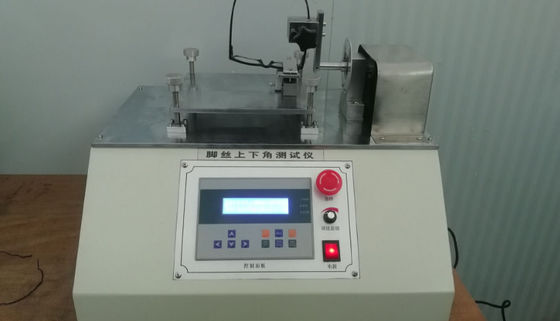 Prezzo buono SL-SF15 Tester per l'angolo della cornice del filo degli occhiali Cerniera a molla Macchina per test di durabilità alla flessione Display LCD AC220V In linea